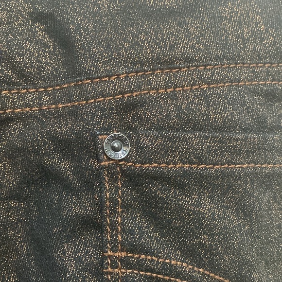 Pre❤️ Tristan Metallic Brown Straight Leg Pants - Picture 7 of 13